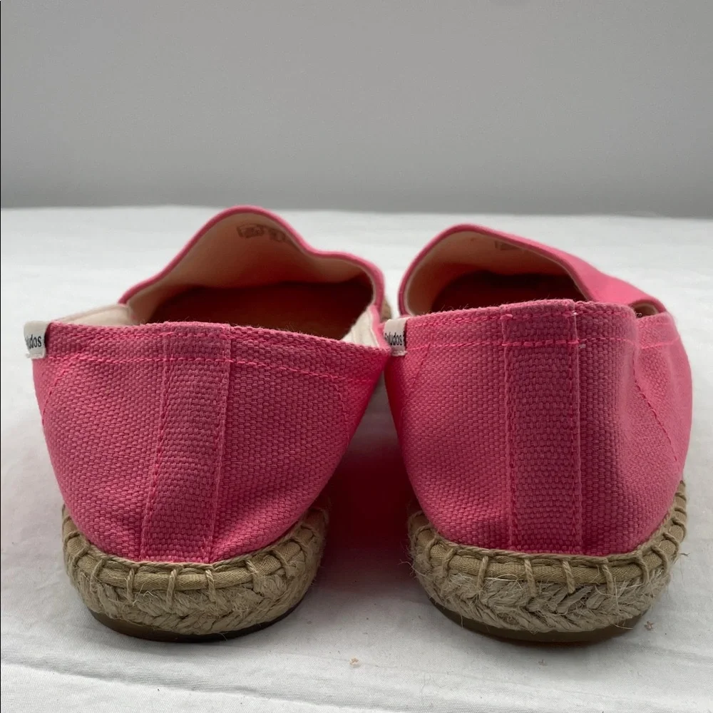 NEW! Soludos The Original Dali Espadrilles In Bubblegum Pink Canvas. 7-7.5